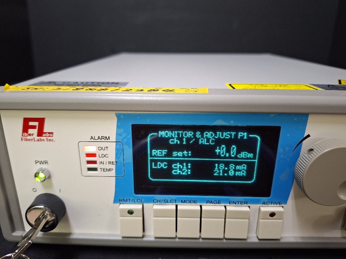 NBC AMP-FL8001-LB-22 Optical Fiber Amplifier 1560~1610nm [w1206516642]