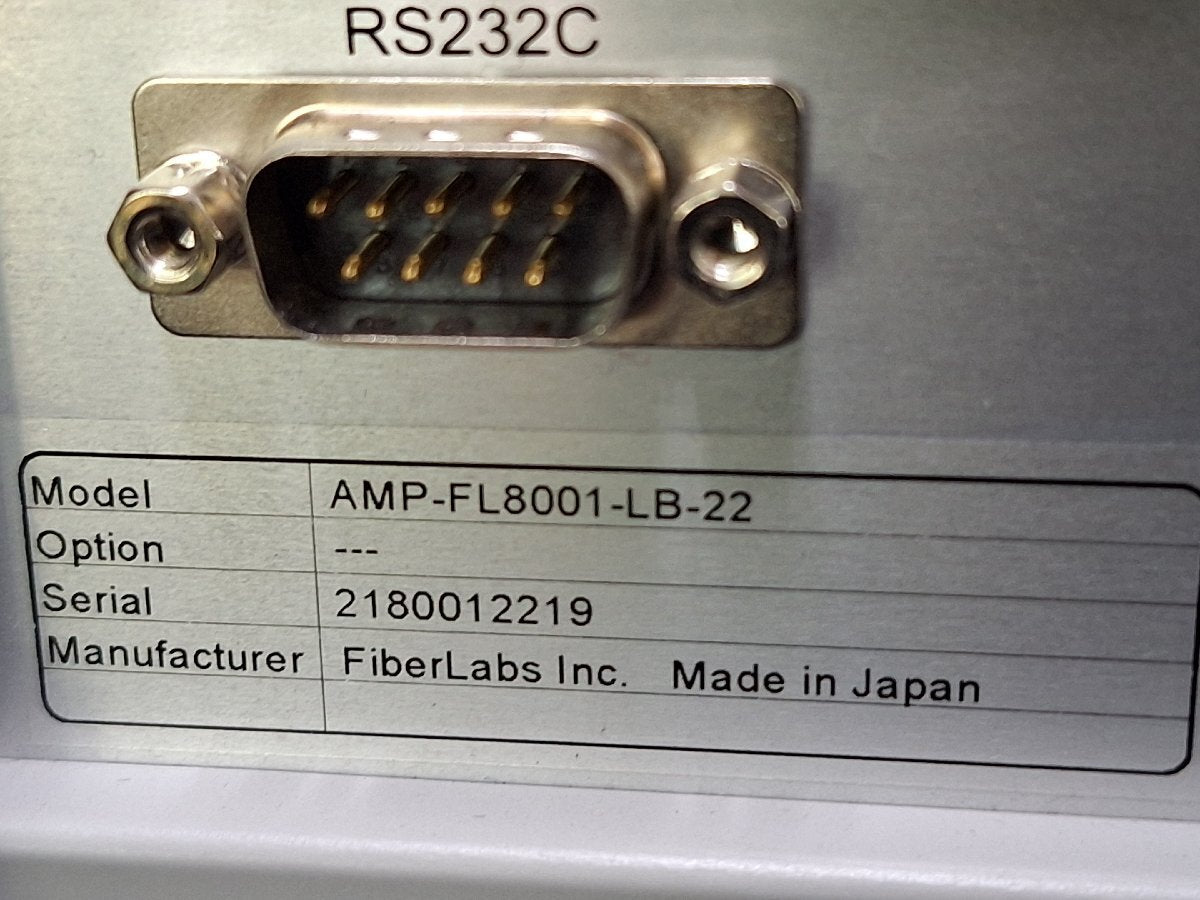 NBC AMP-FL8001-LB-22 Optical Fiber Amplifier 1560~1610nm [m1206520867]