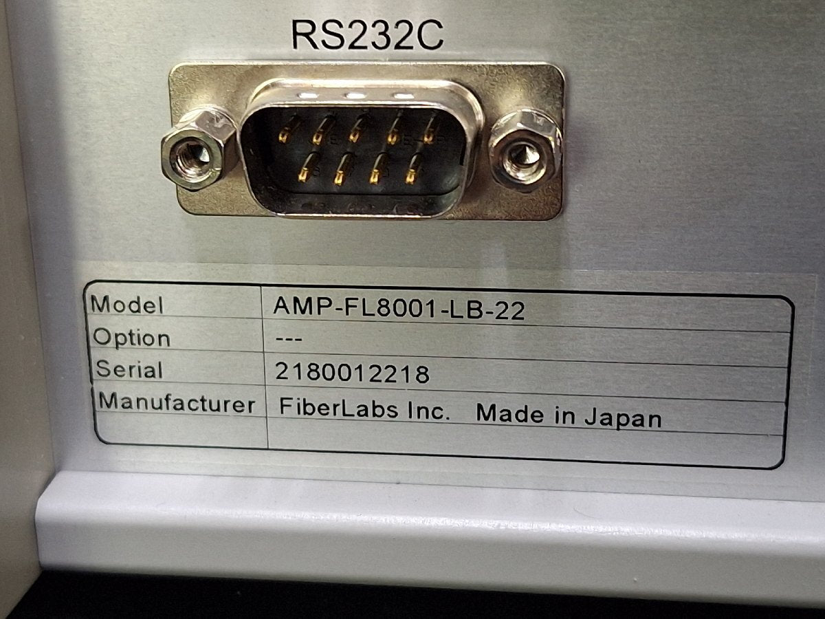 FiberLabs AMP-FL8001-LB-22 Optical Fiber Amplifier 1560-1610nm [j1206530522]