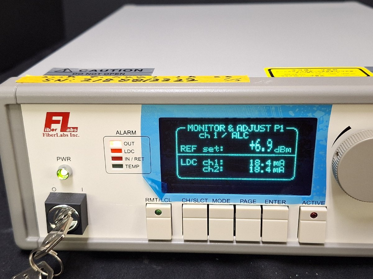 FiberLabs AMP-FL8001-LB-22 Optical Fiber Amplifier 1560-1610nm [b1206535851]