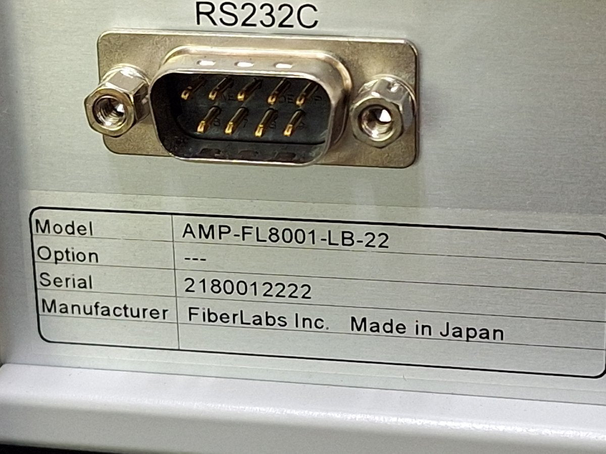 FiberLabs AMP-FL8001-LB-22 Optical Fiber Amplifier 1560-1610nm [b1206535851]