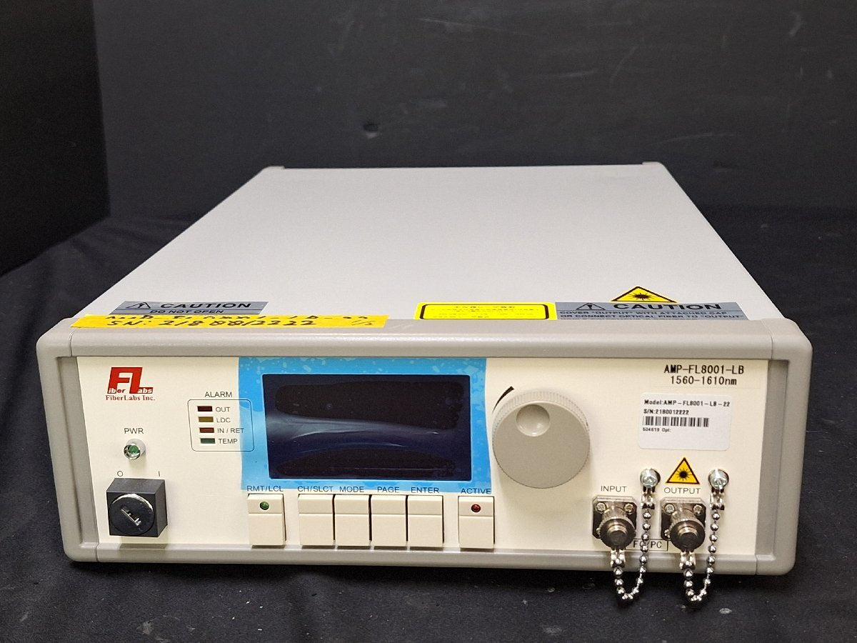 FiberLabs AMP-FL8001-LB-22 Optical Fiber Amplifier 1560-1610nm [b1206535851]