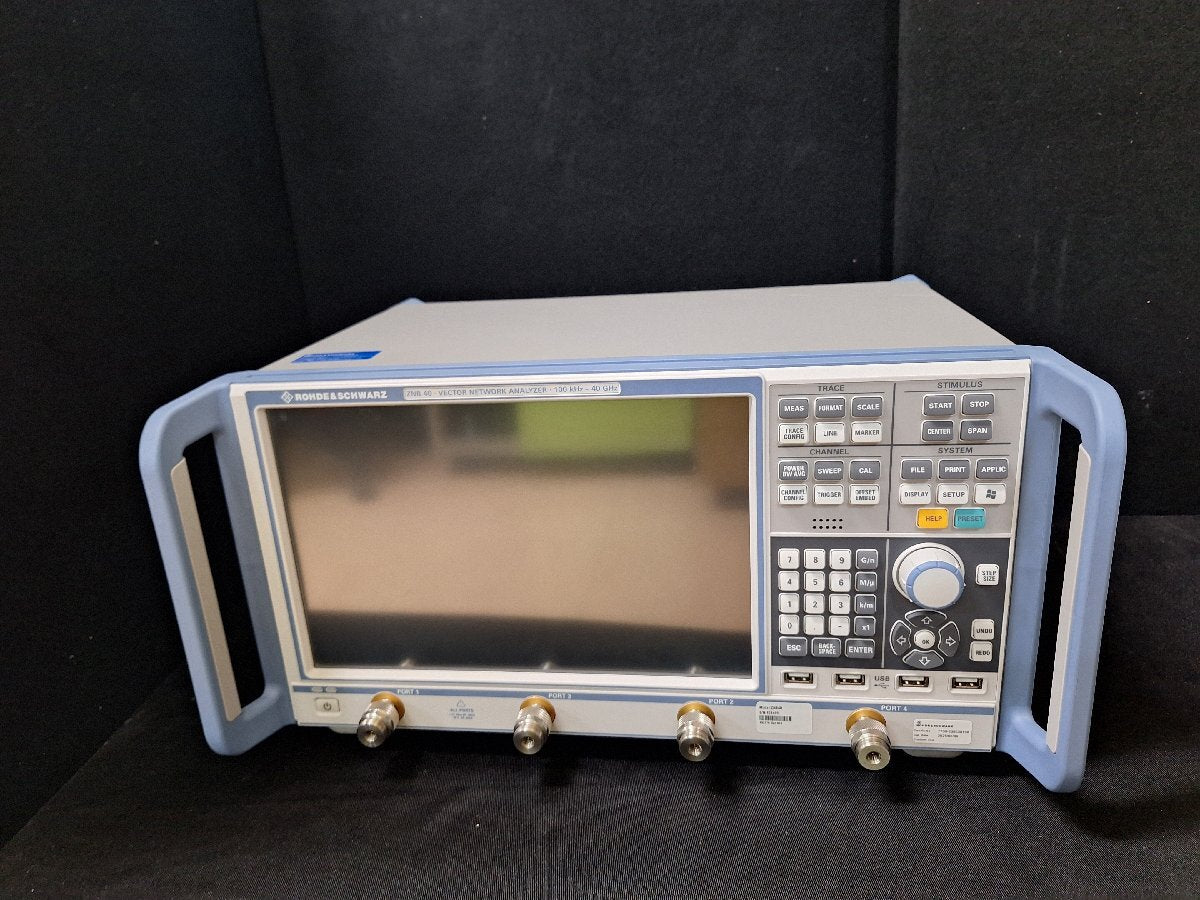NBC R&S ZNB40 Vector Network Analyzer 100kHz~40GHz 4Port Opt.B10 Win10 [n1206679284]