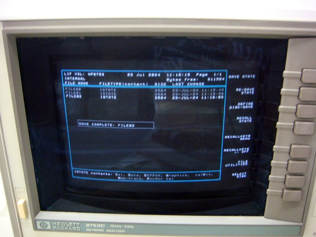 HP 8753D/010 S-Parameter Test Set 3GHz [s1206682437]