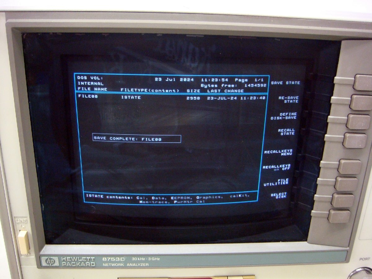 HP 8753D/010 S-Parameter Test Set 3GHz [s1206682437]