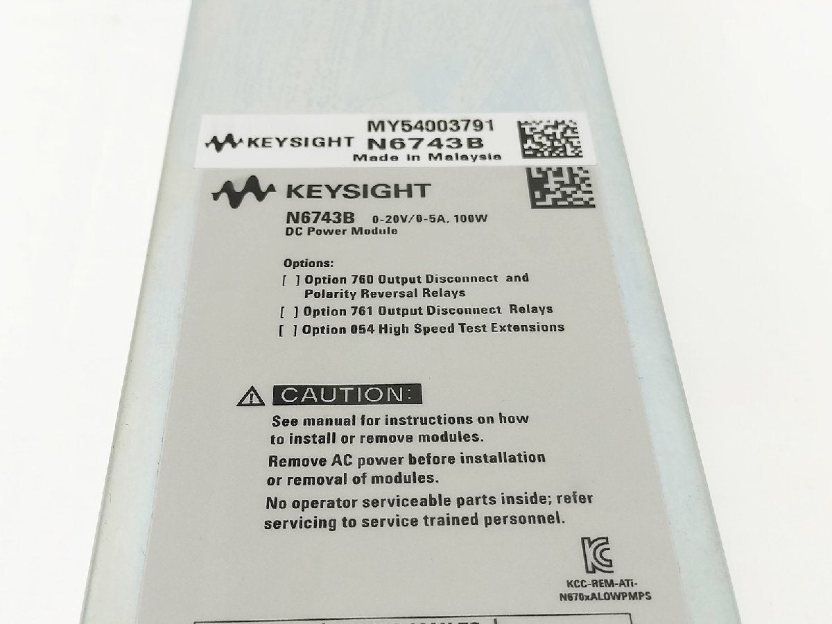 Keysight N6743B DC Power Module 20V 5A 100W [k1206757693]