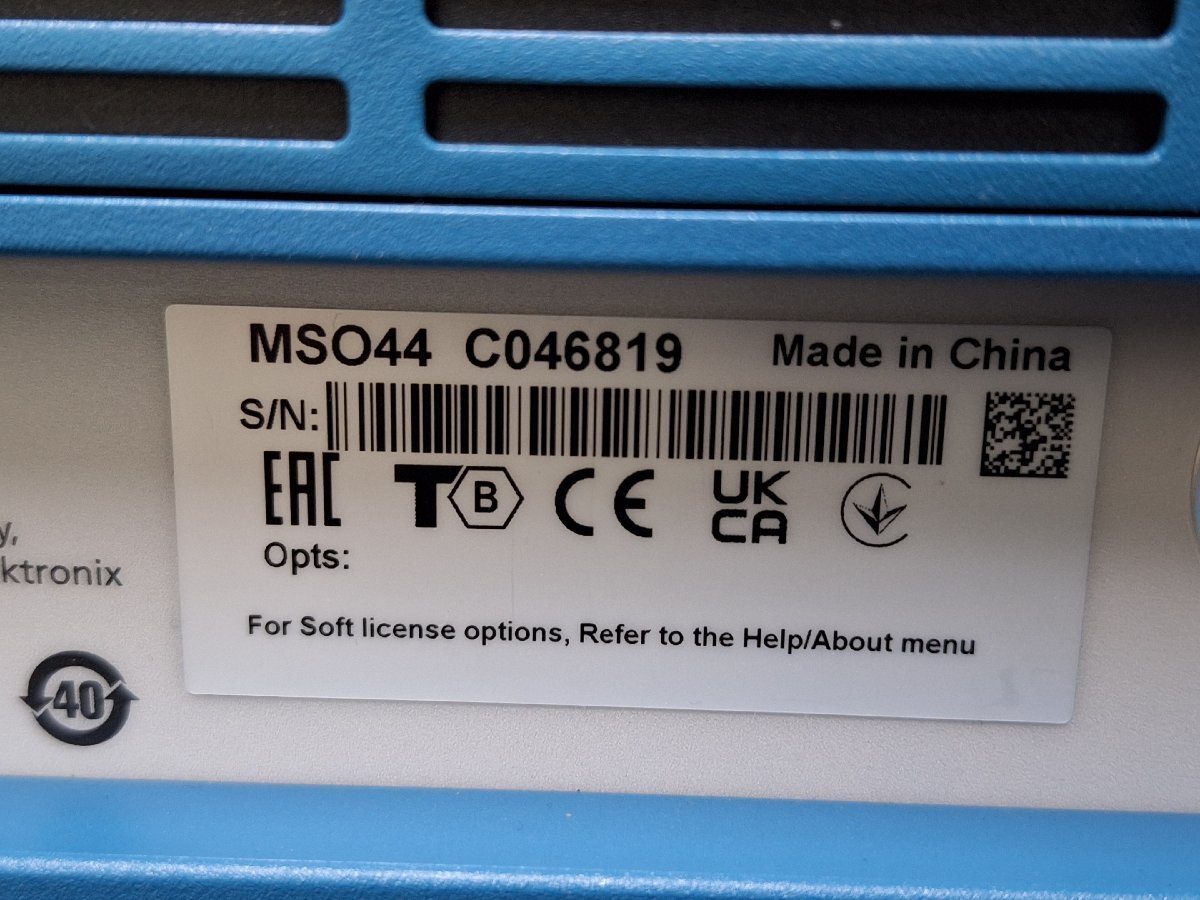 Tektronix MSO44 Mixed Signal Oscilloscope 1.5GHz 6.25GS/s 4ch [c1206814159]