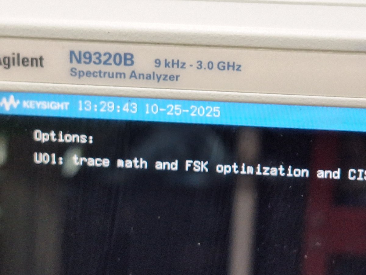 Agilent N9320B Spectrum Analyzer 9kHz-3GHz [g1206968512]