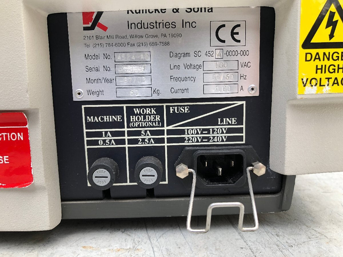 Kulicke&Soffa K&S 4524 Digital Wire Bonder Bonding Equipment [d1207033841]