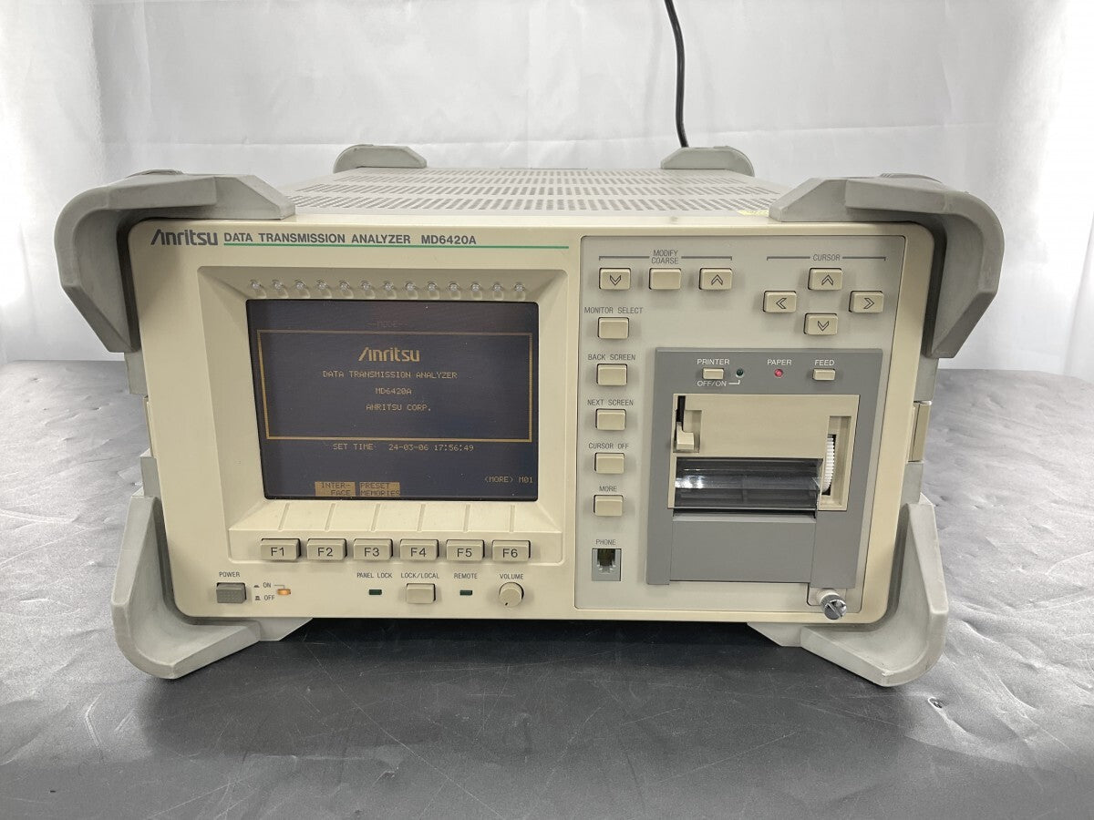 Anritsu MD6420A Data Transmission Analyzer with Calibration Certificate and Standard Accessories [s1207526499]