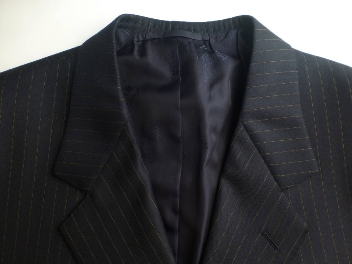Brioni W113 Suit Super King Size Black Stripe [g1207839560]