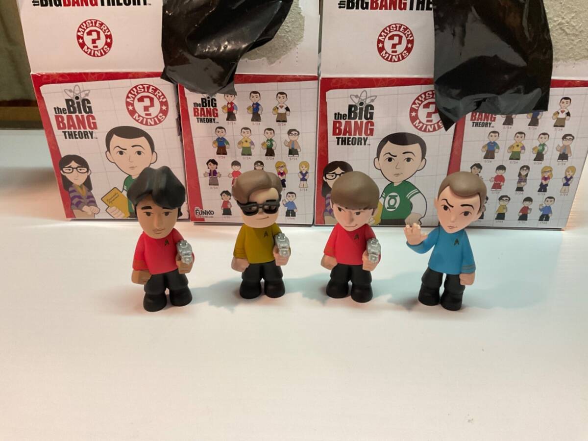 Funko Mystery Mini Big Bang Theory Star Trek Sheldon Leonard Howard Raj New [t1208093740]