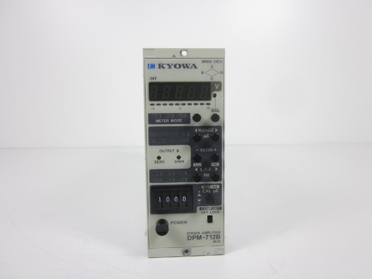 KYOWA DPM712B Strain Meter DC to 5kHz [v1208192431]