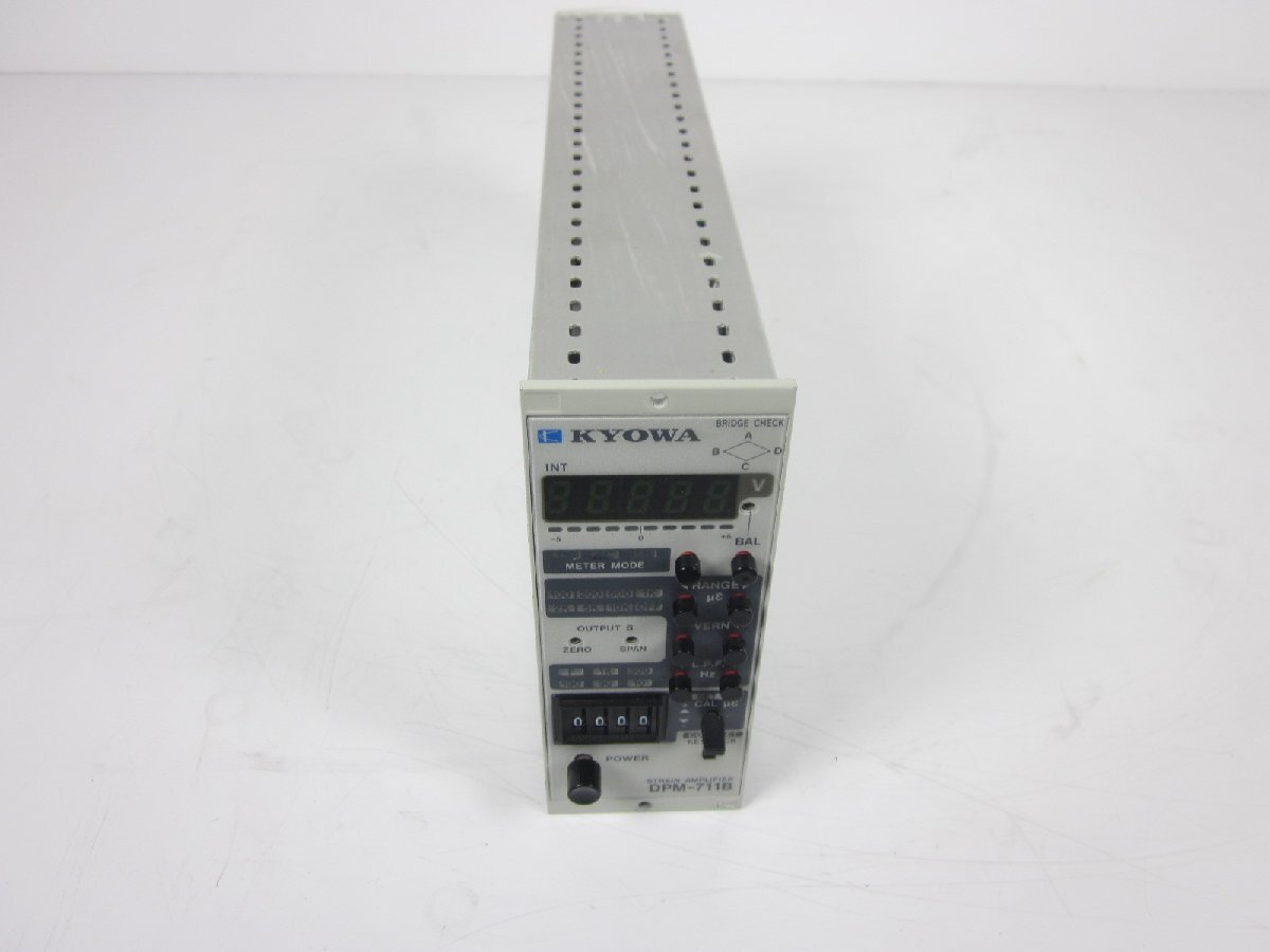 KYOWA DPM-711B Strain Meter Signal Conditioner 1ch [h1208186717]