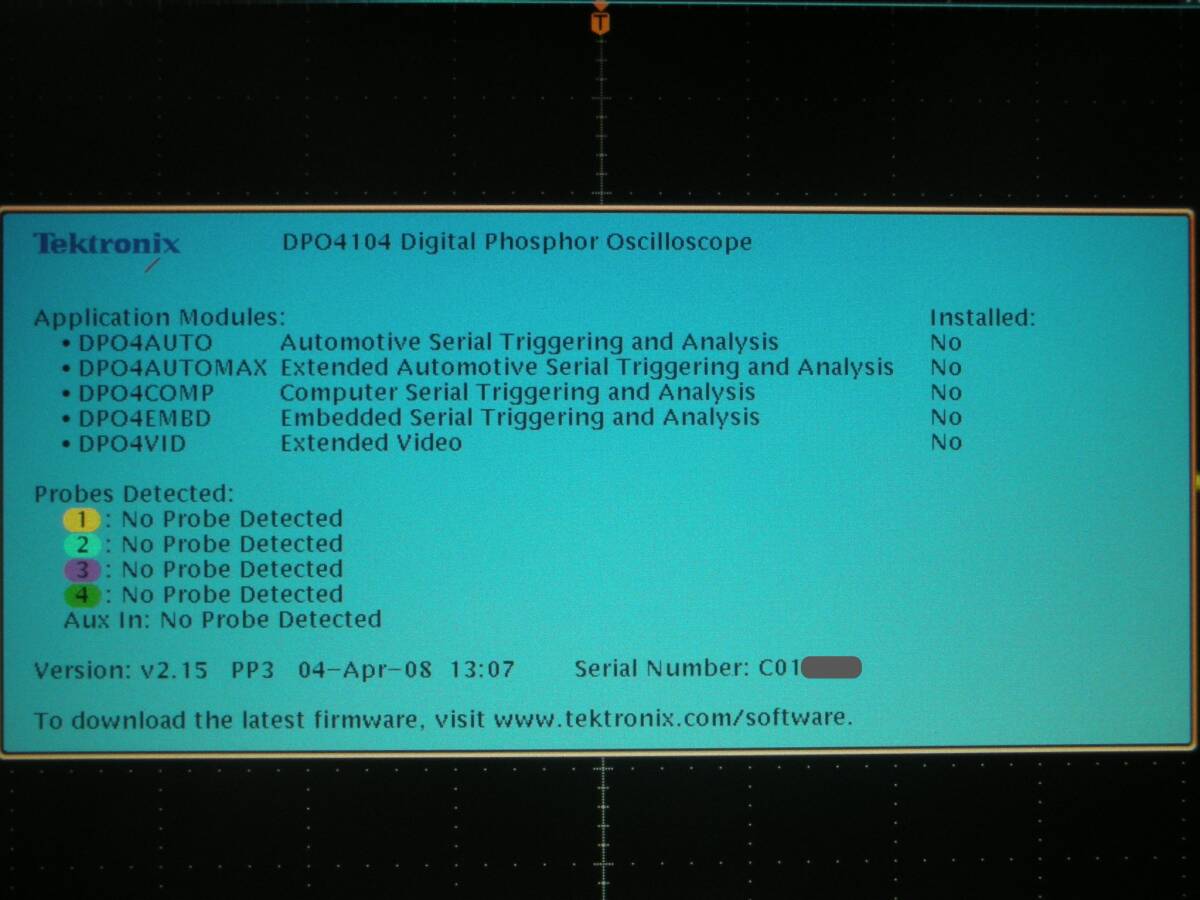Tektronix DPO4104 Oscilloscope 1GHz 4CH [1208308604]