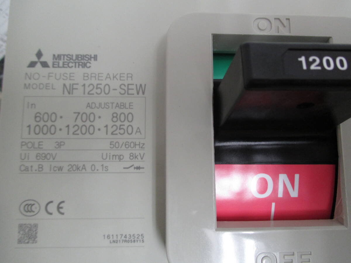 Mitsubishi Electric NF1250-SEW No-fuse Breaker 3P600-1250A [b1208442675]