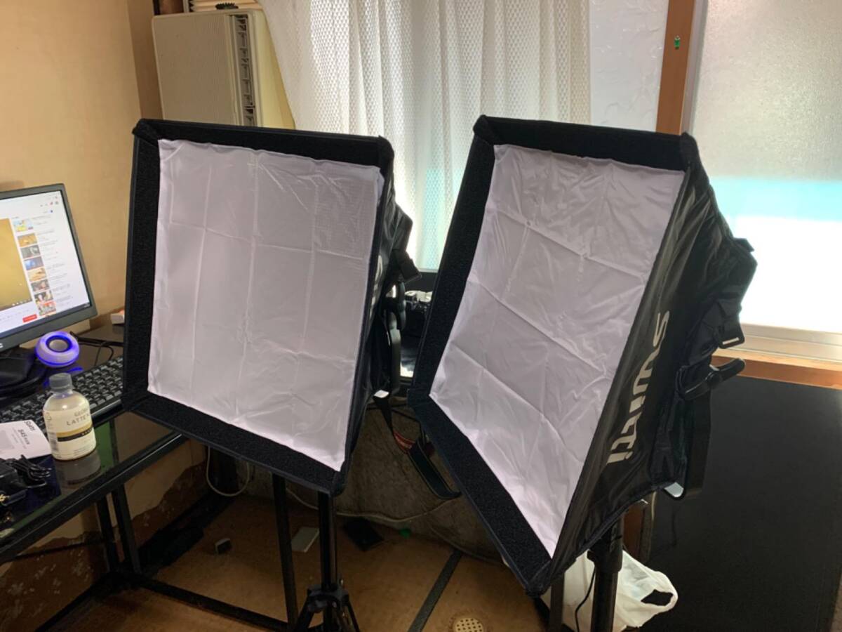 LED Lights Remote Control Dimmer Photography Set of 2 [q1208872459]