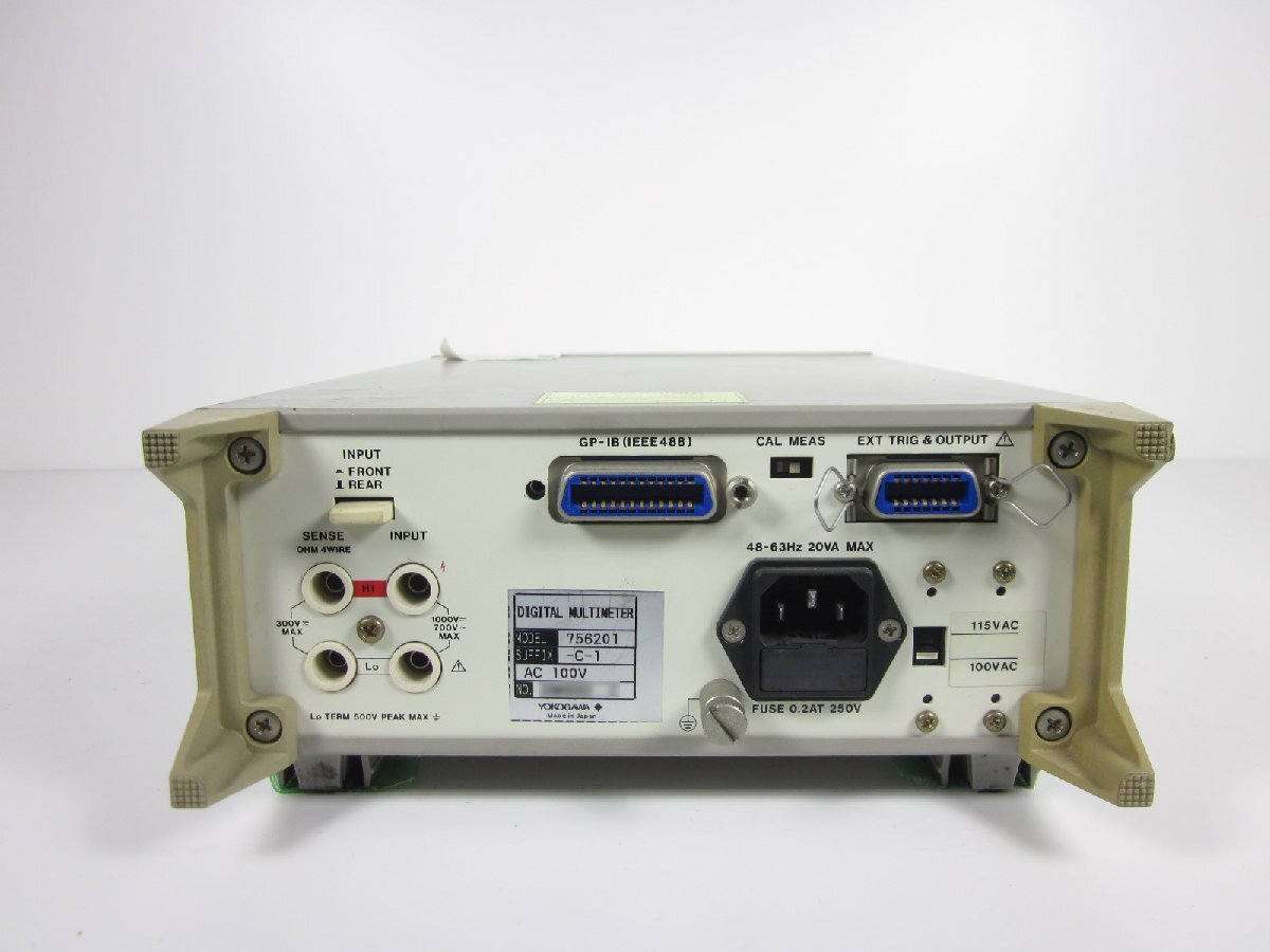 Yokogawa Electric 756201-C-1 Multimeter Digital 6.5 Digits 4-Wire Resistance Measurement [v1209913254]