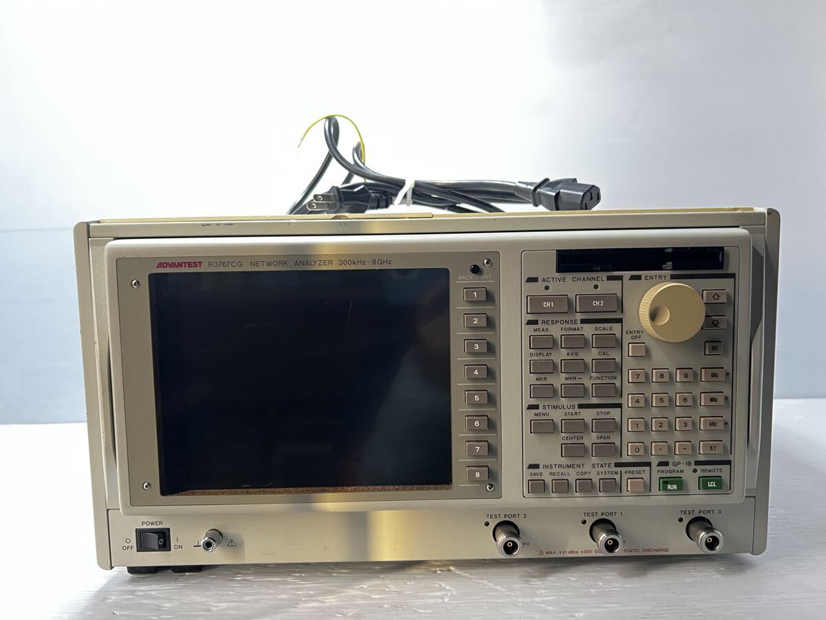 Advantest R3767CG Network Analyzer 300kHz-8GHz [r1209888851]