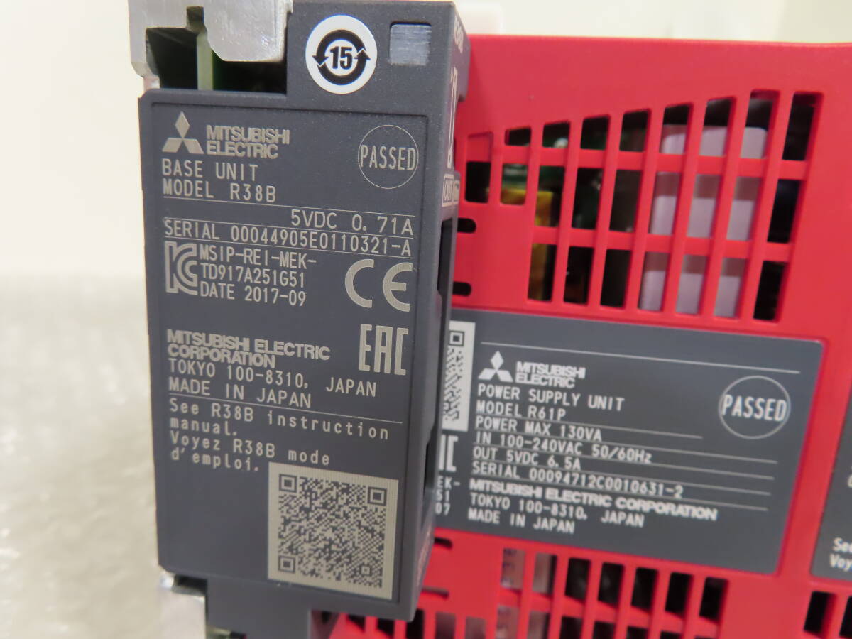 Mitsubishi Electric MELSEC iQ-R PLC R61P R08ENCPU RJ71GP21-SX RJ71GF11-T2 RDB1DL96 RX40C7 RY40NT5P [v1209928397]