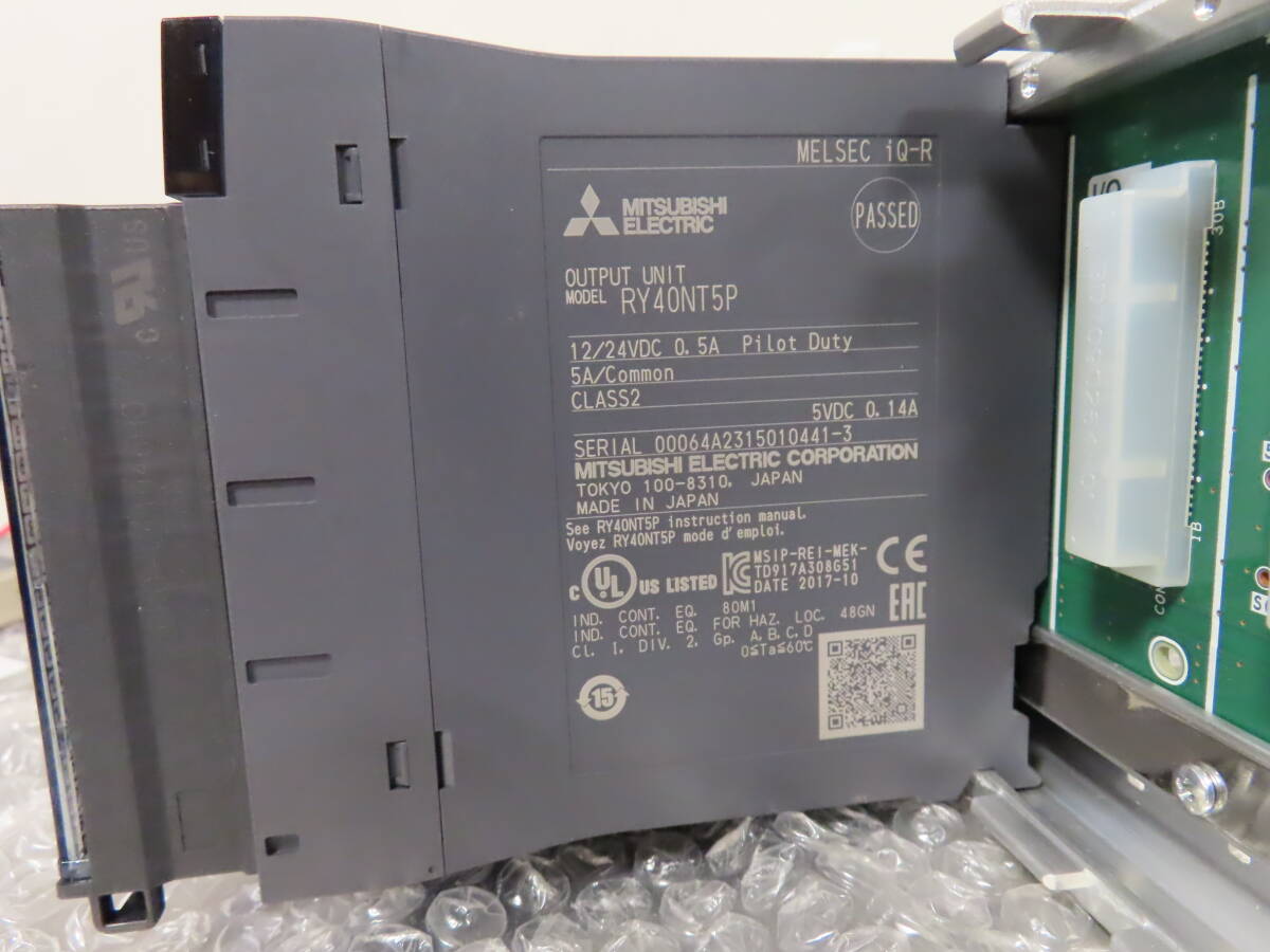 Mitsubishi Electric MELSEC iQ-R PLC R61P R08ENCPU RJ71GP21-SX RJ71GF11-T2 RDB1DL96 RX40C7 RY40NT5P [v1209928397]