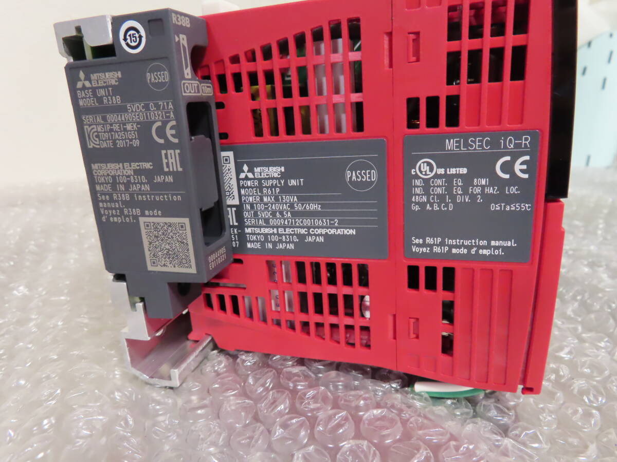 Mitsubishi Electric MELSEC iQ-R PLC R61P R08ENCPU RJ71GP21-SX RJ71GF11-T2 RDB1DL96 RX40C7 RY40NT5P [v1209928397]