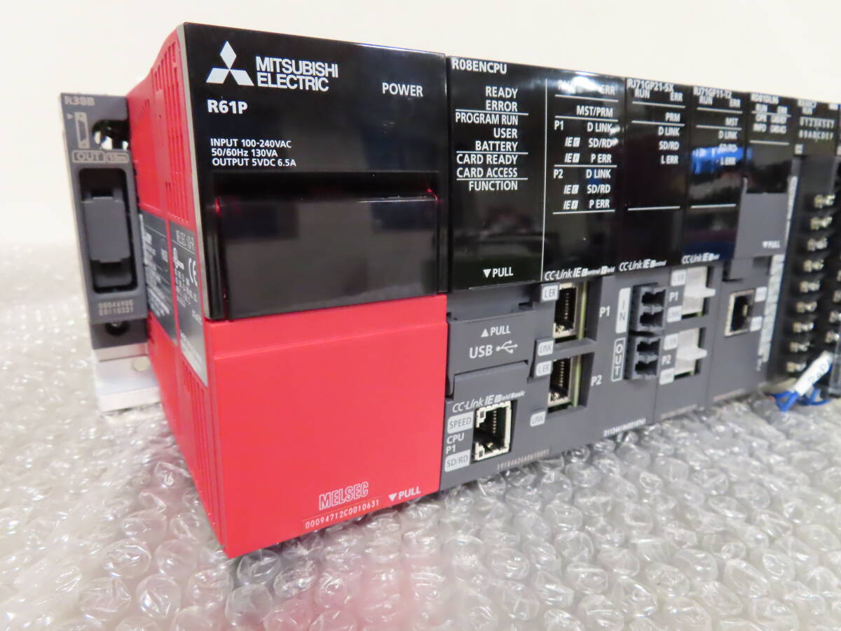 Mitsubishi Electric MELSEC iQ-R PLC R61P R08ENCPU RJ71GP21-SX RJ71GF11-T2 RDB1DL96 RX40C7 RY40NT5P [v1209928397]