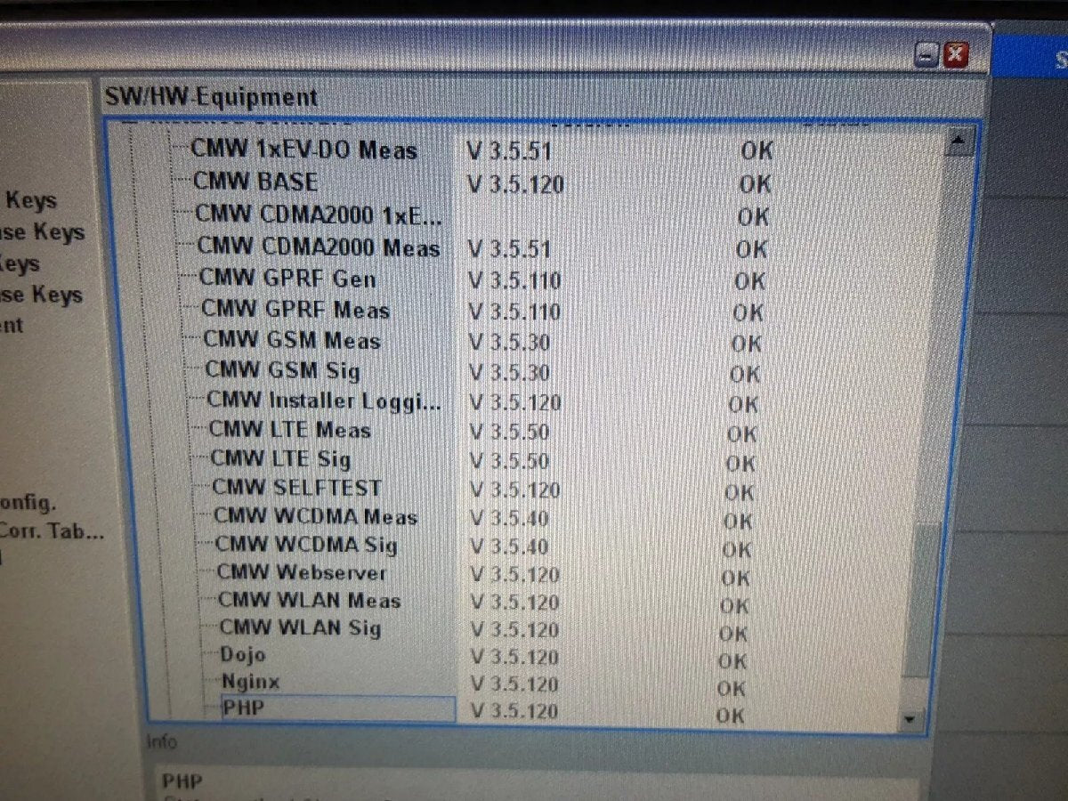 NBC R&S CMW500 Wideband Radio Communication Tester [v1210042010]