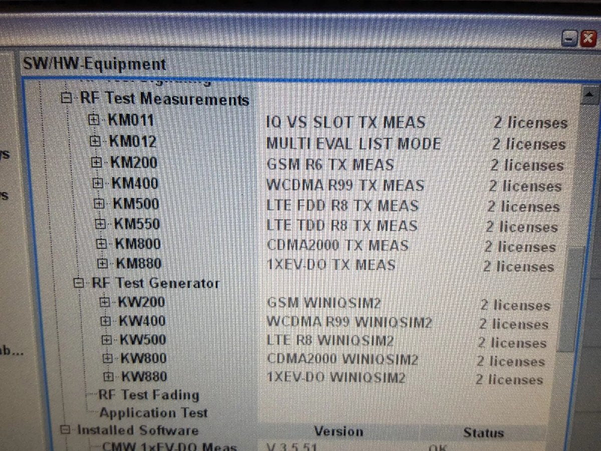 NBC R&S CMW500 Wideband Radio Communication Tester [v1210042010]