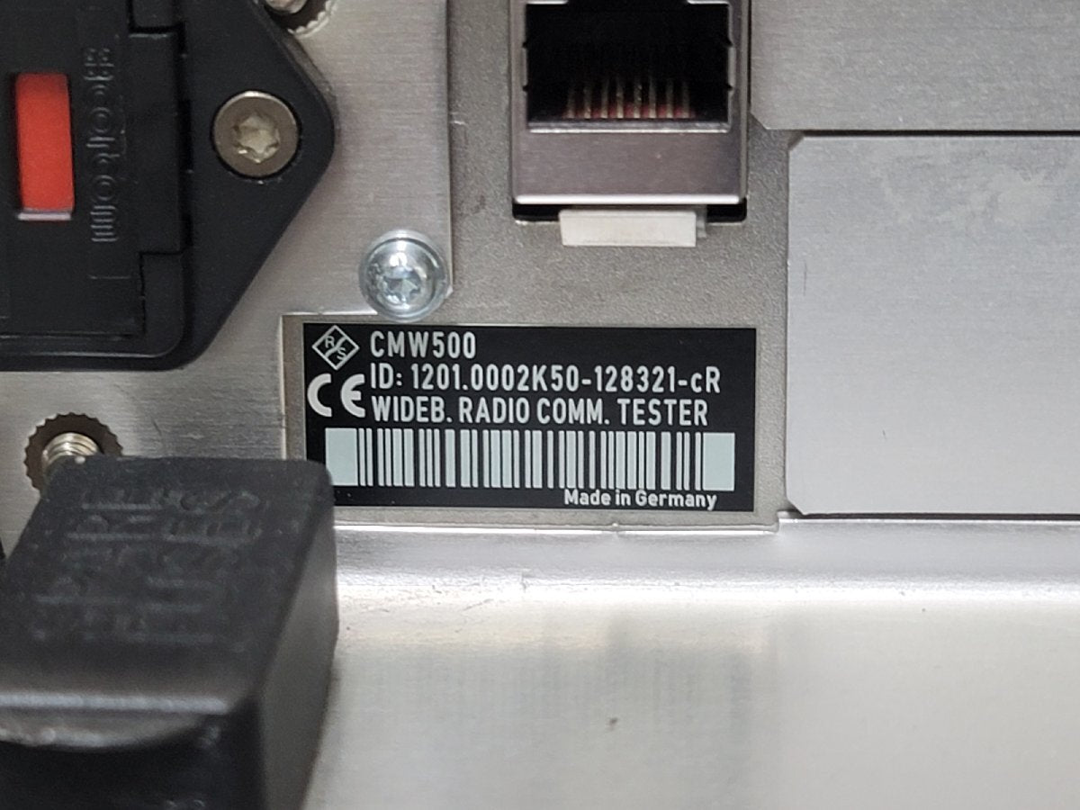 NBC R&S CMW500 Wideband Radio Communication Tester [s1210016173]