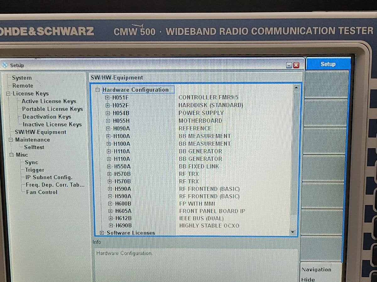 NBC R&S CMW500 Wideband Radio Communication Tester [b1210025468]