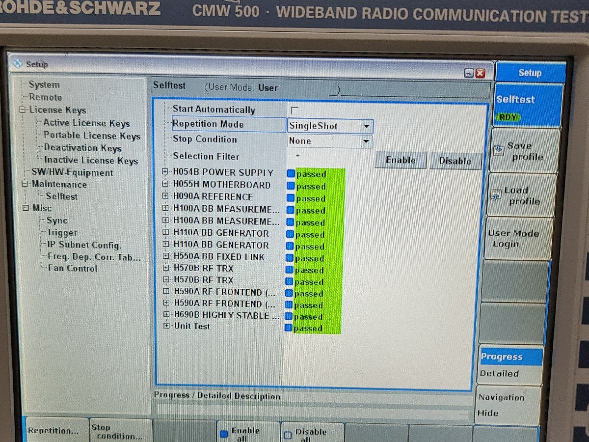 NBC R&S CMW500 Wideband Radio Communication Tester [b1210025468]
