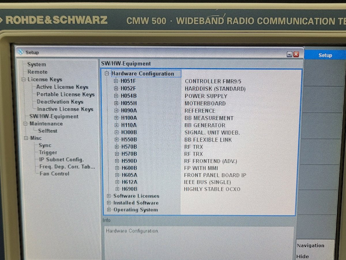 NBC R&S CMW500 Wideband Radio Communication Tester [e1210013730]