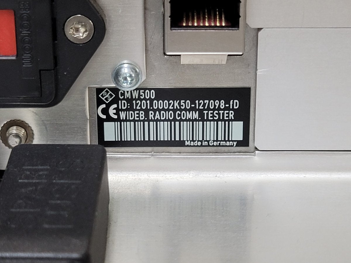 NBC R&S CMW500 Wideband Radio Communication Tester [e1210013730]