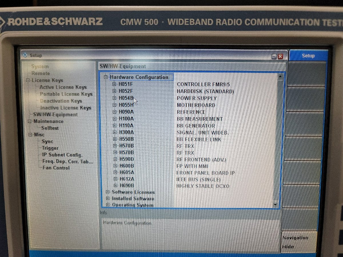 NBC R&S CMW500 Wideband Radio Communication Tester [t1210005992]