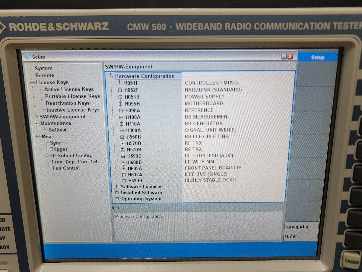 NBC R&S CMW500 Wideband Radio Communication Tester [t1210026953]