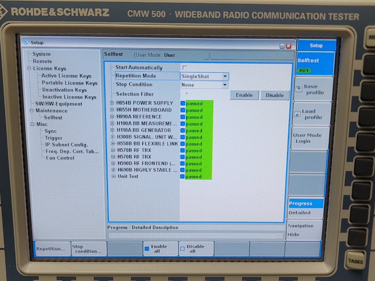 NBC R&S CMW500 Wideband Radio Communication Tester [j1210040305]