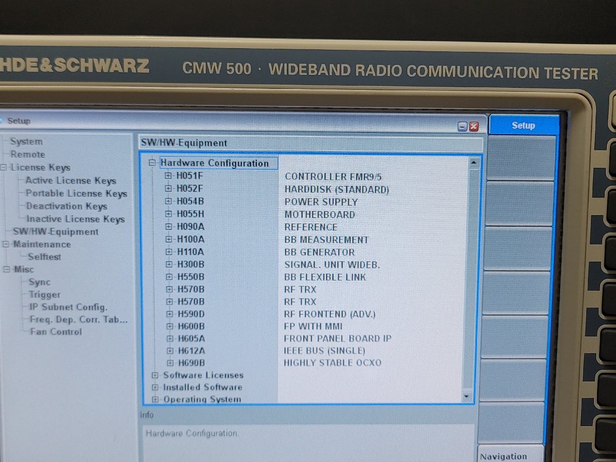 NBC R&S CMW500 Wideband Radio Communication Tester [j1210040305]