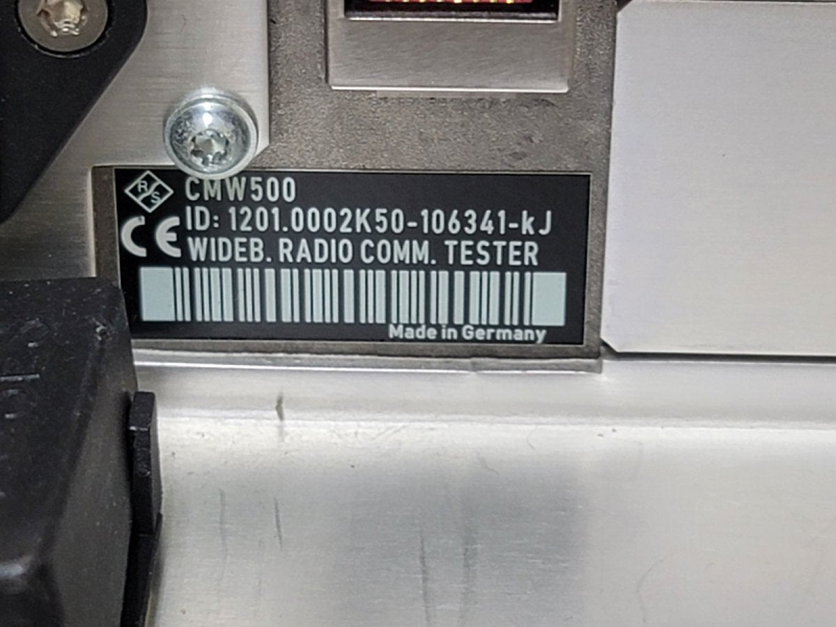 NBC R&S CMW500 Wideband Radio Communication Tester [j1210040305]