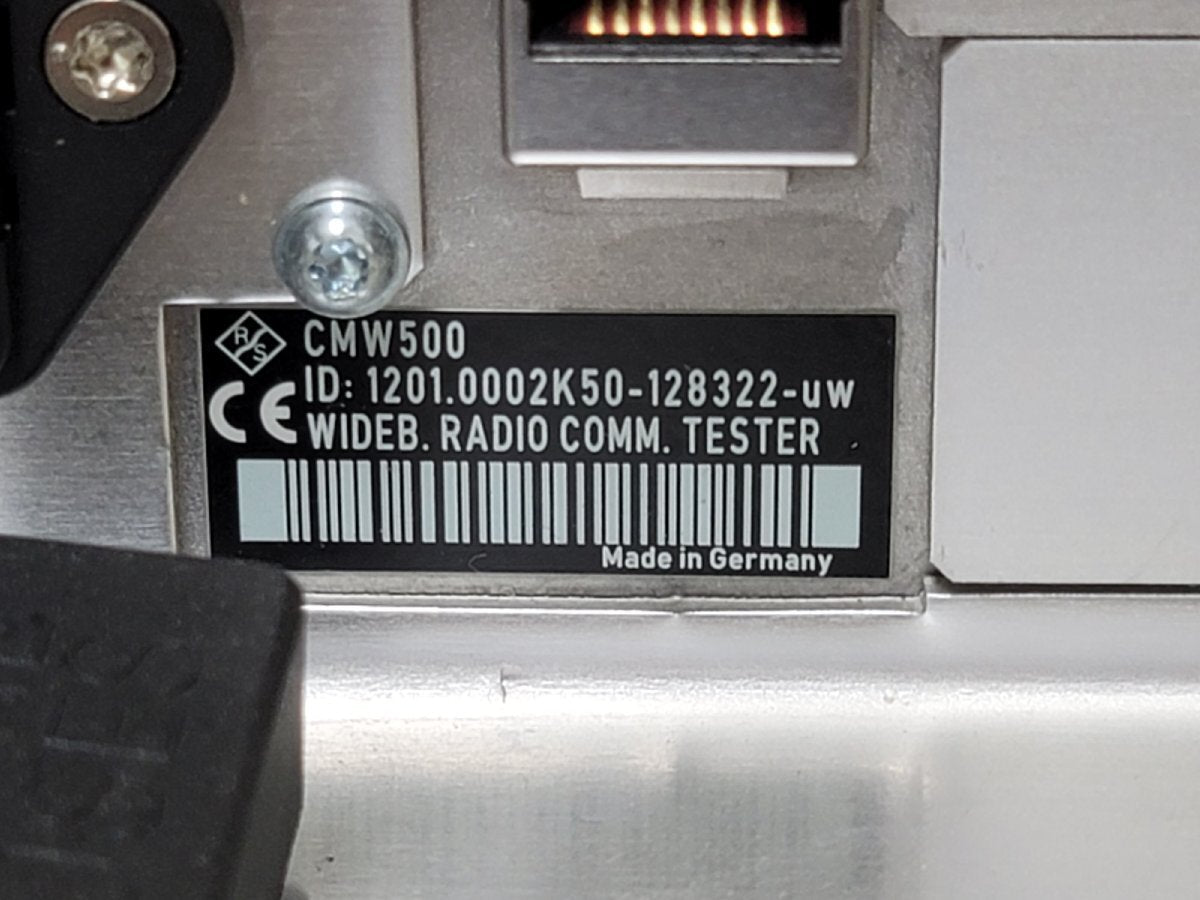 NBC R&S CMW500 Wideband Radio Communication Tester [j1210037768]