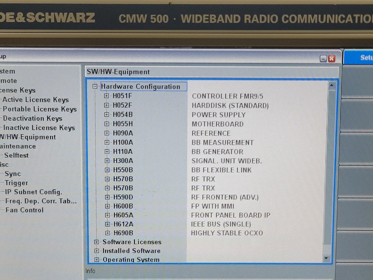 NBC R&S CMW500 Wideband Radio Communication Tester [j1210037768]