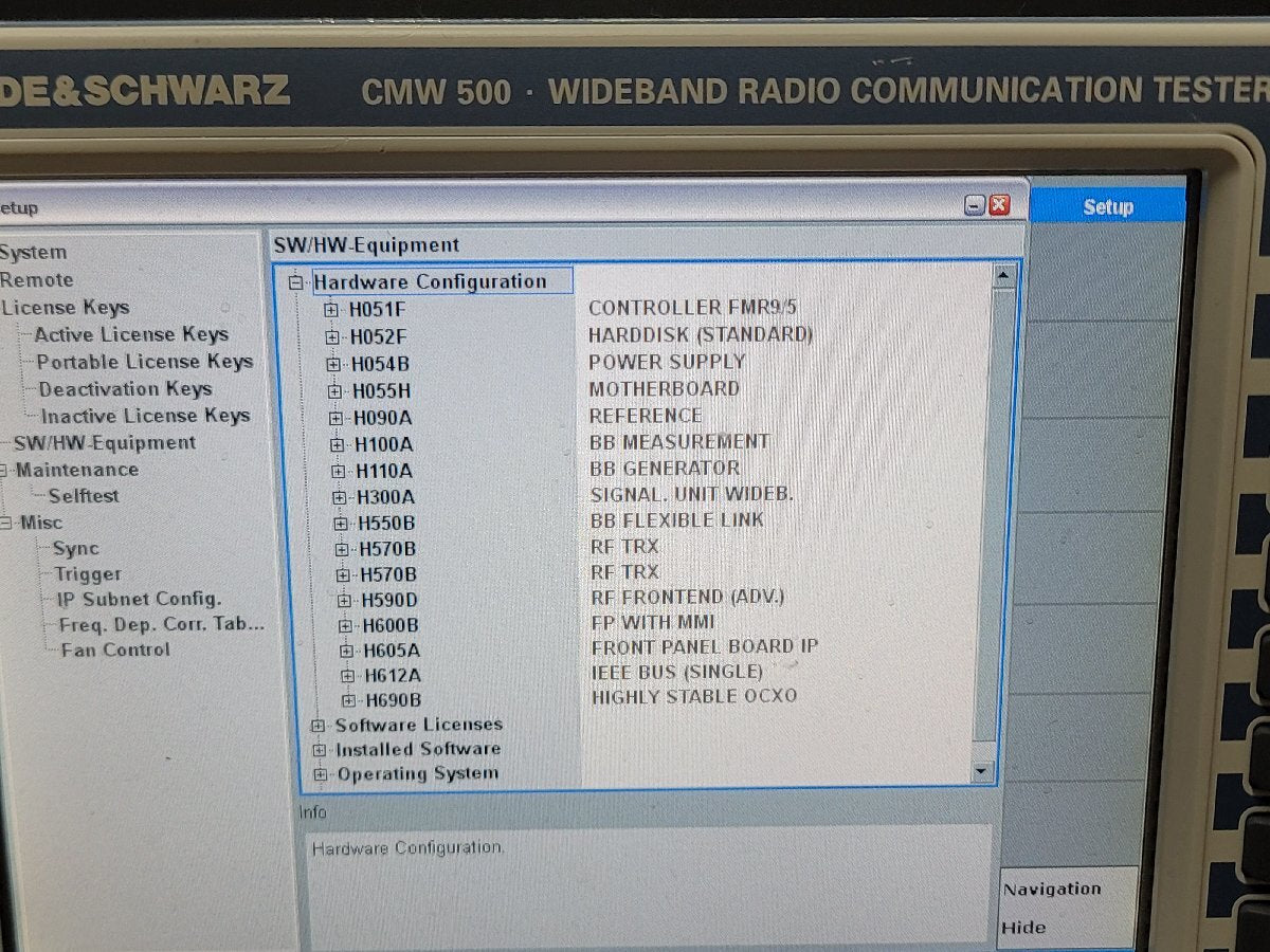 NBC R&S CMW500 Wideband Radio Communication Tester [d1210032891]