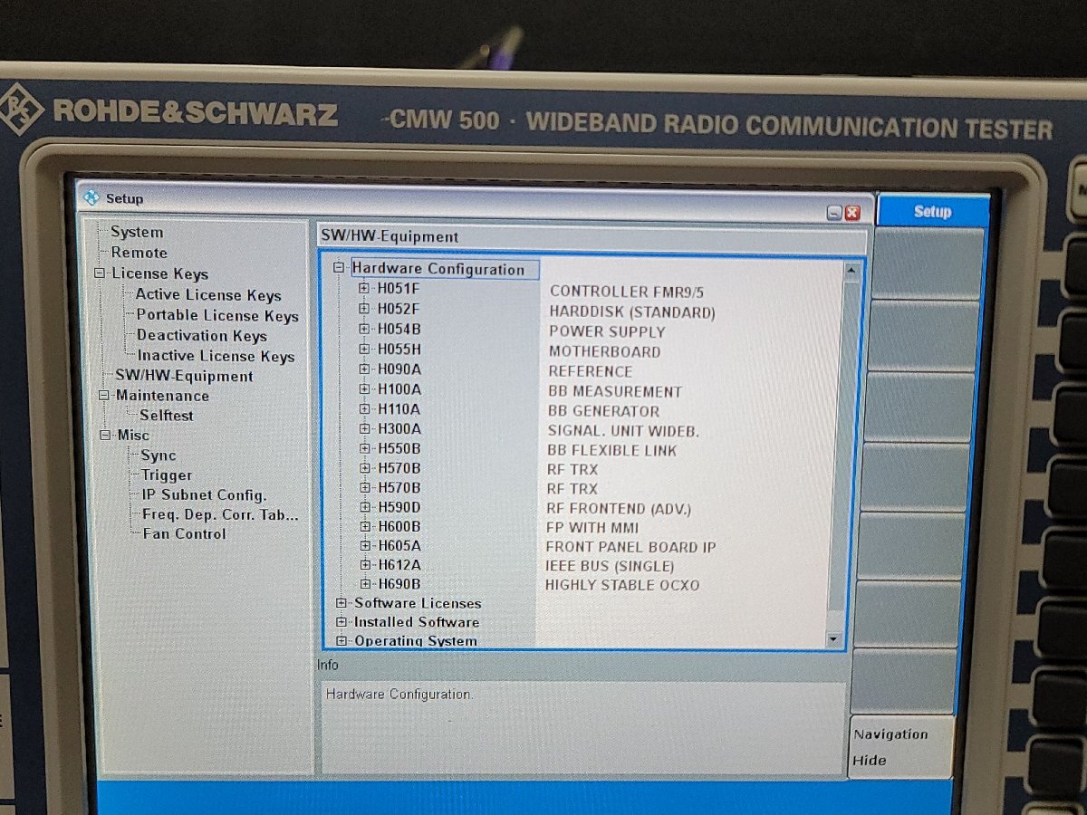 NBC R&S CMW500 Wideband Radio Communication Tester [n1210035802]