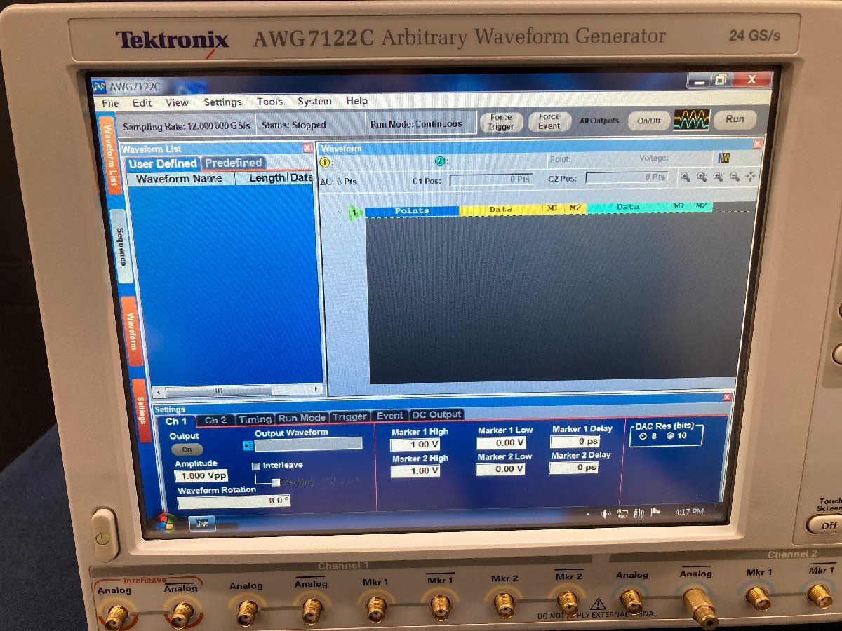 Tektronix AWG7122C Arbitrary Waveform Generator [t1211290733]
