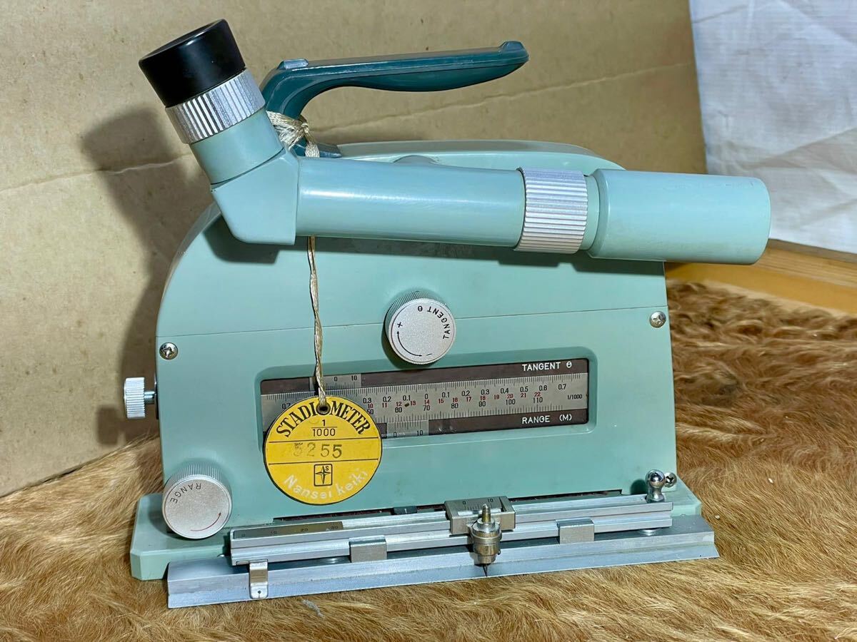 Nansei Keiki No.5255 Stadometer Distance Measurement Instrument Optical Measuring Vintage Surveying [m1211312407]