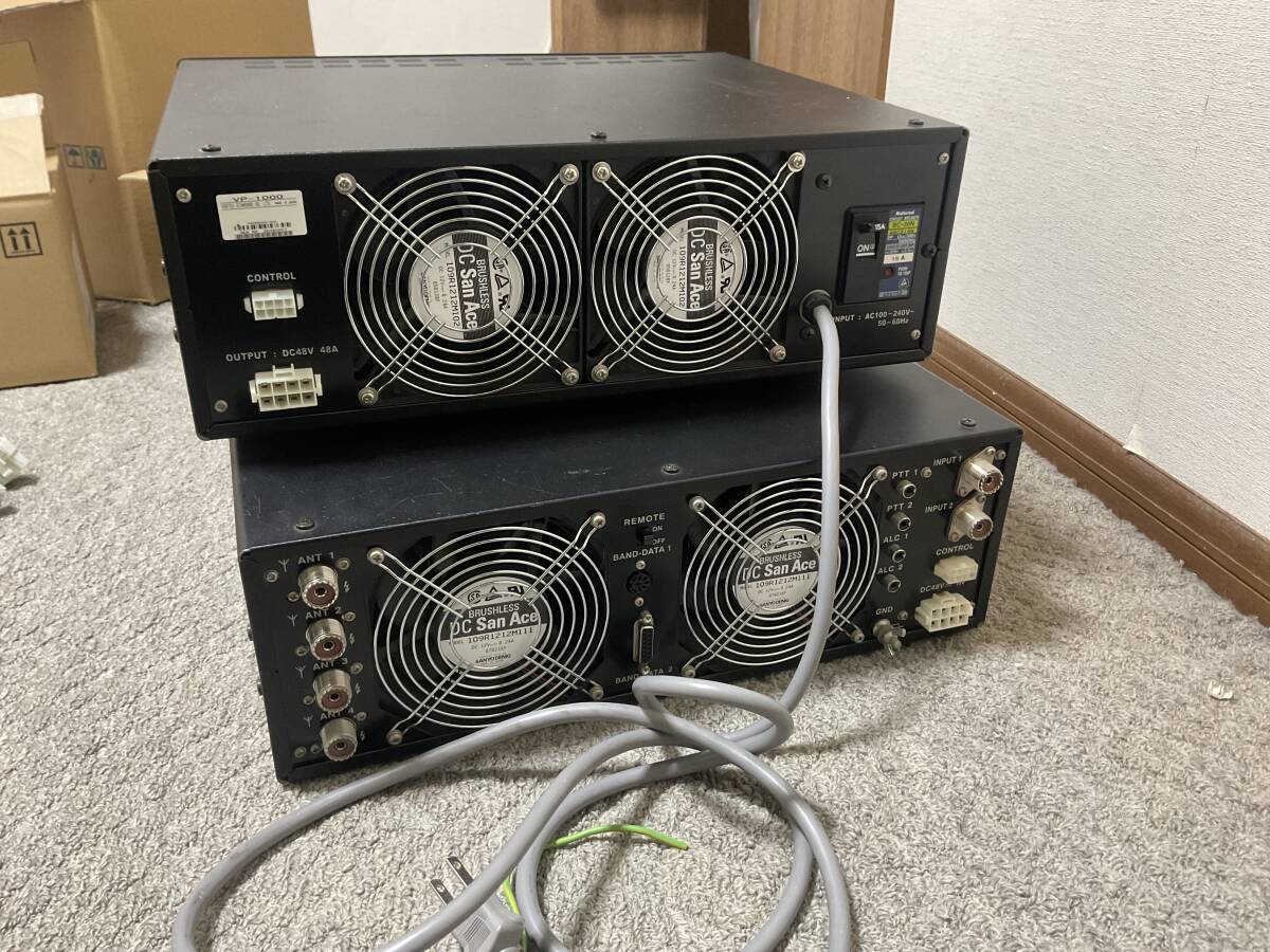 Yaesu VL-1000 HF/50MHz 1KW Linear Amplifier VP-1000 Dedicated Power Supply [l1211529042]