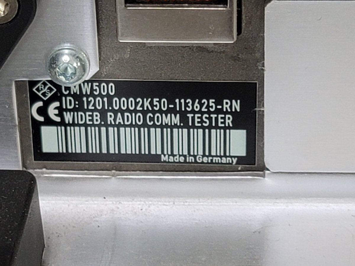 NBC R&S CMW500 Wideband Radio Communication Tester [h1211653317]