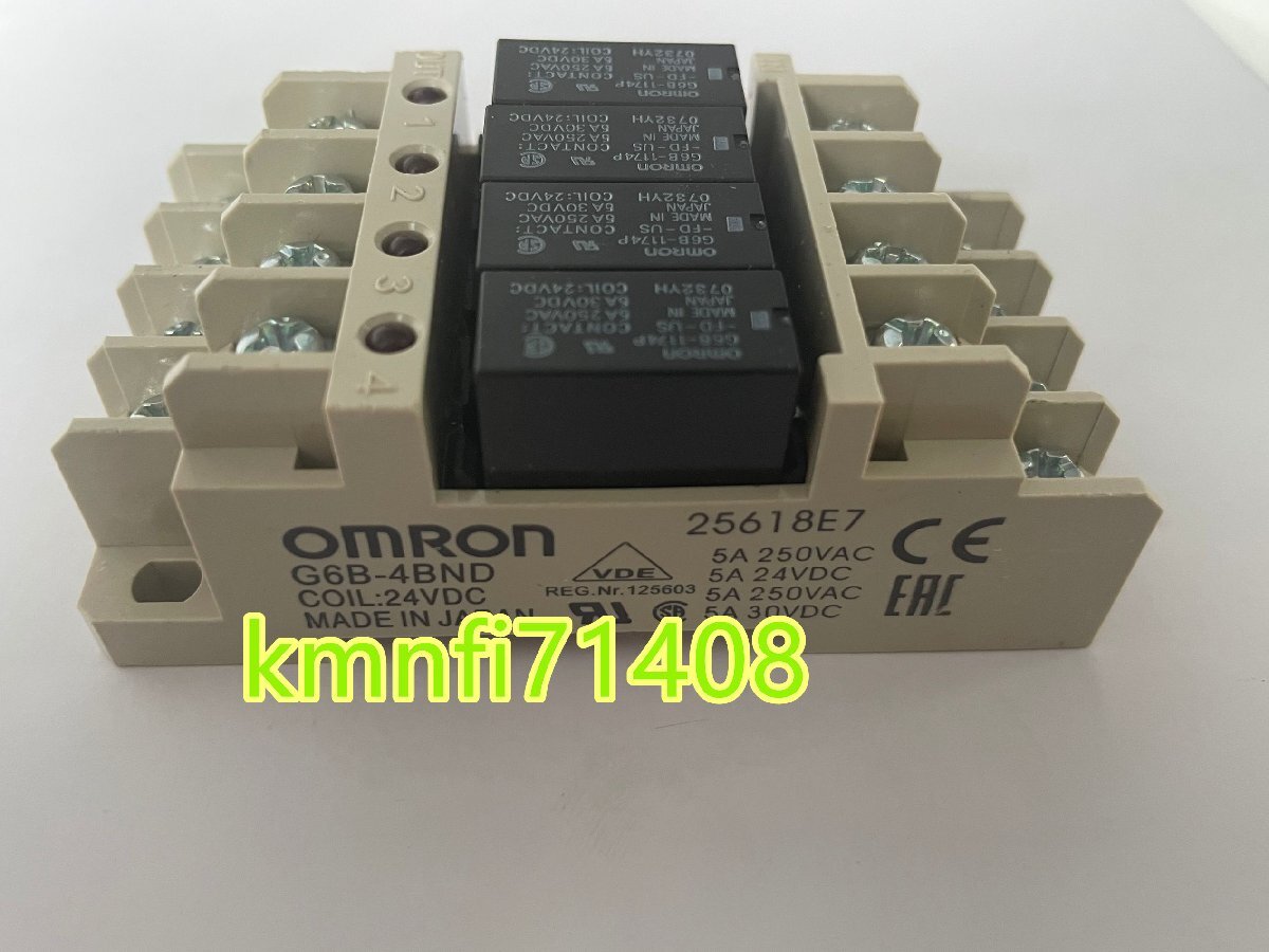Mitsubishi Electric Omron G6B-4BND DC24V/24VDC Terminal Relay 100 Piece Set [p1211730167]