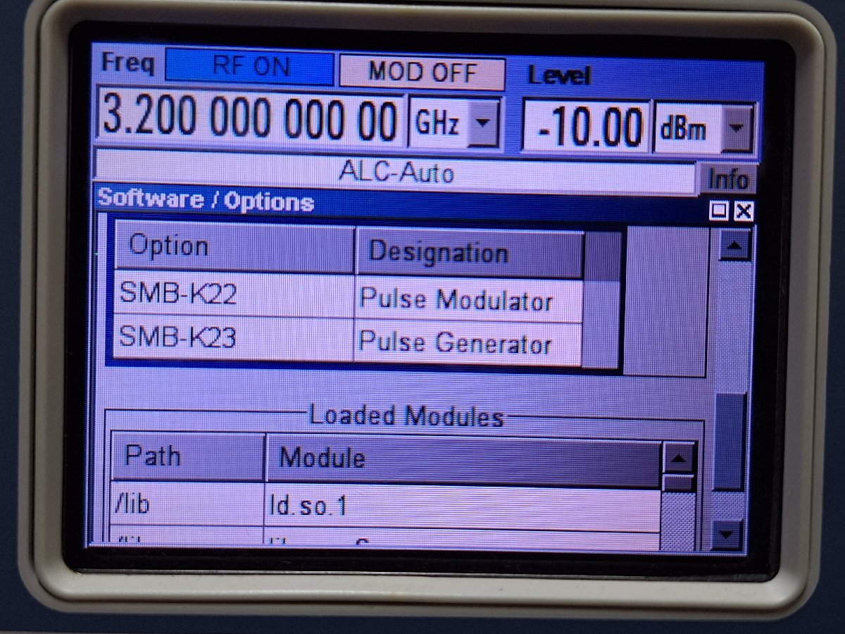 NBC R&S SMB100A RF Microwave Signal Generator 9kHz 3.2GHz Opt B103 K22 K23 [m1211751875]