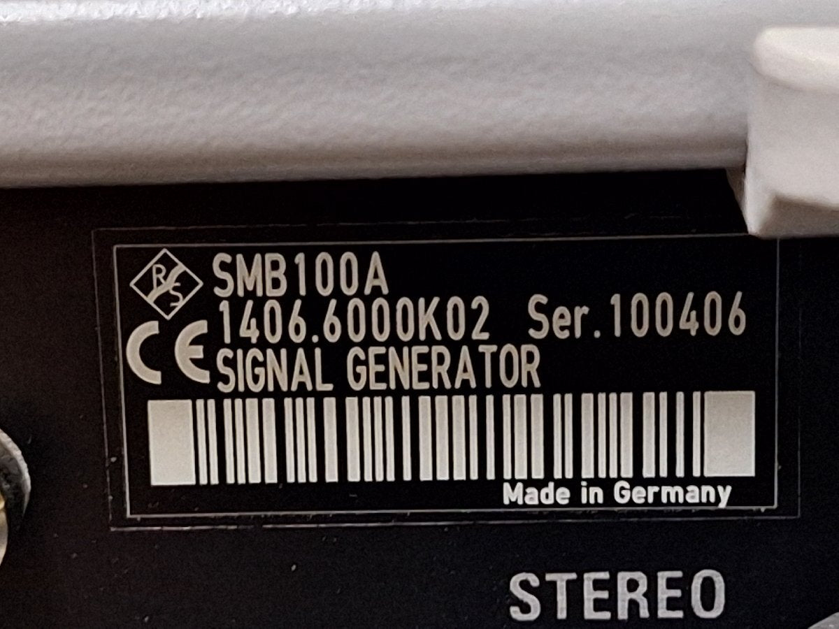 NBC R&S SMB100A RF Microwave Signal Generator 9kHz 3.2GHz Opt B103 K22 K23 [m1211751875]